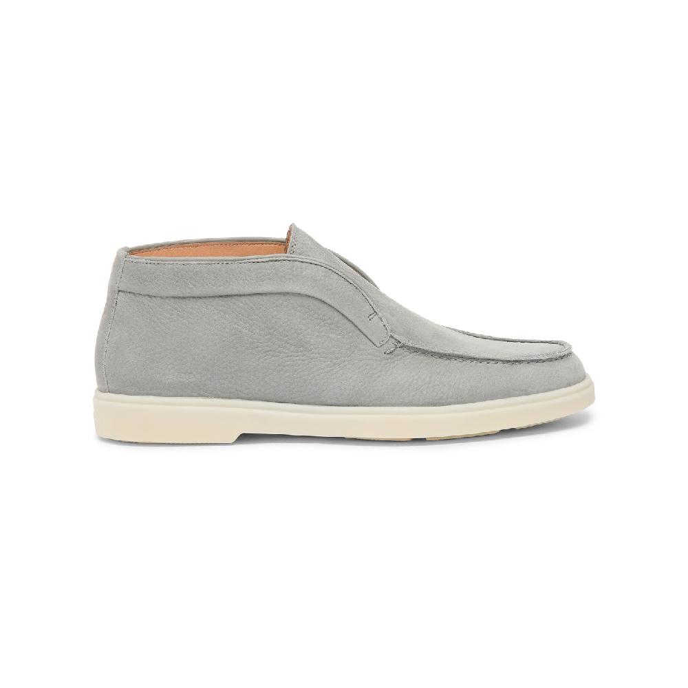 Santoni Stivaletto desert da donna in nabuk grigio