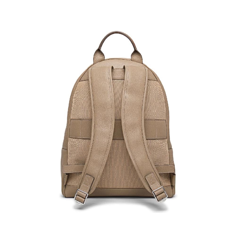 Santoni Zaino In Pelle Bottalata Beige