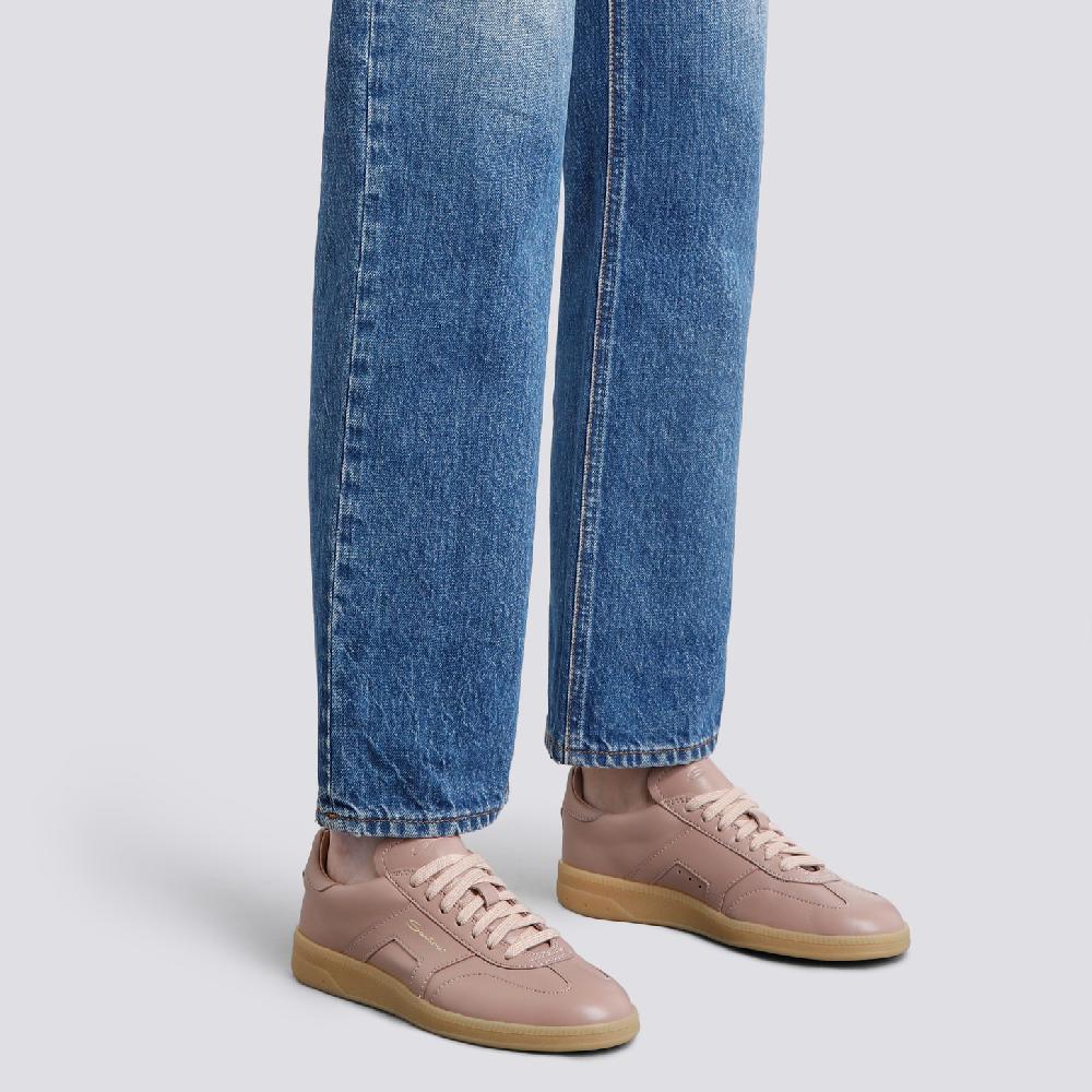 Santoni Sneaker DBS Oly Da Donna In Pelle Bottalata Rosa