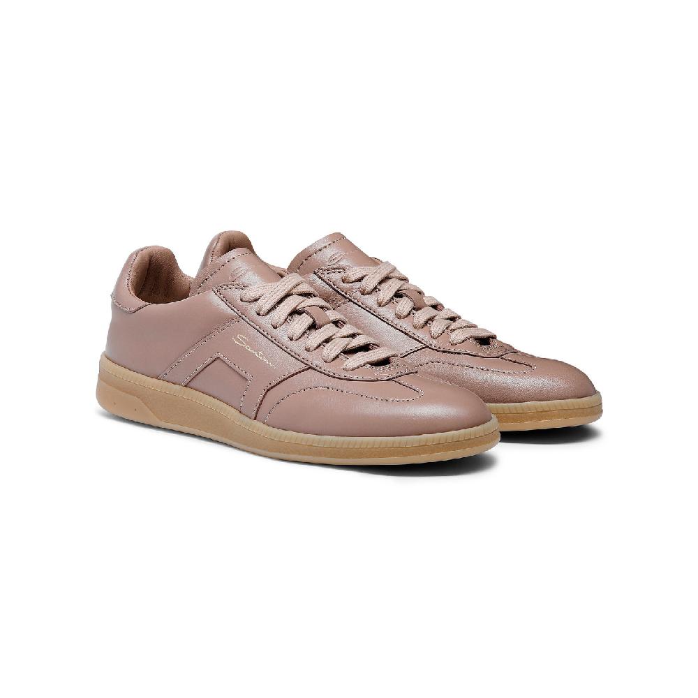 Santoni Sneaker DBS Oly Da Donna In Pelle Bottalata Rosa