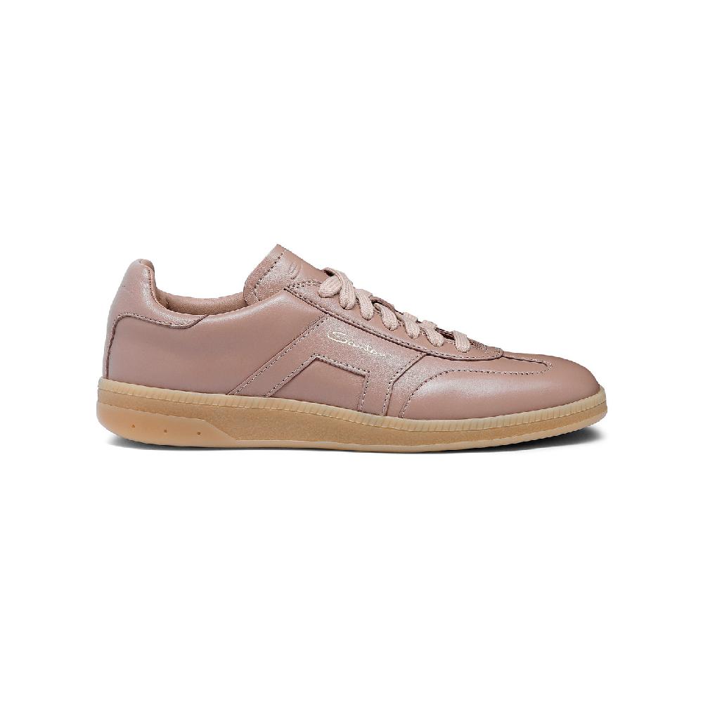 Santoni Sneaker DBS Oly da donna in pelle bottalata rosa