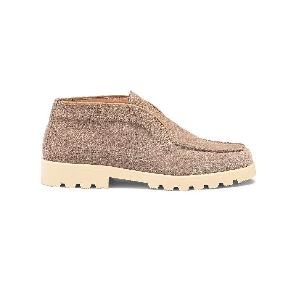 Santoni Stivaletto desert da donna in suede tortora
