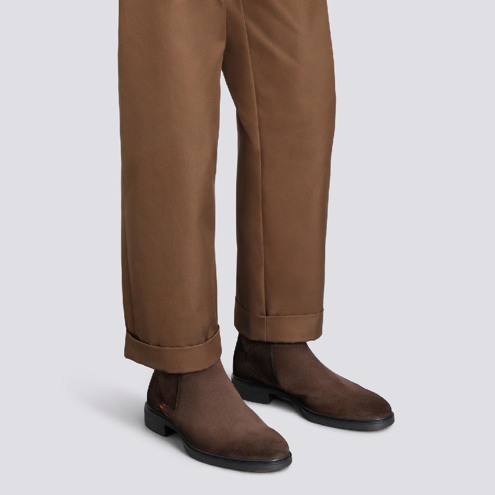 Santoni Stivaletto Easy Da Uomo In Suede Testa Di Moro