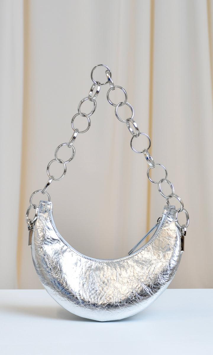 Sara Battaglia Banana Shoulder Bag