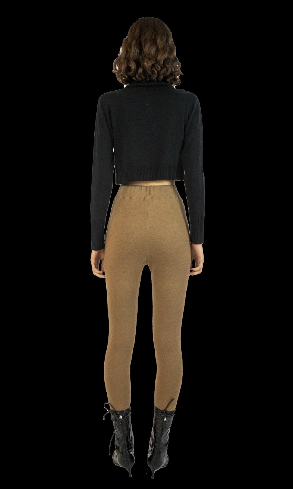 Sara Battaglia Camel Leggings