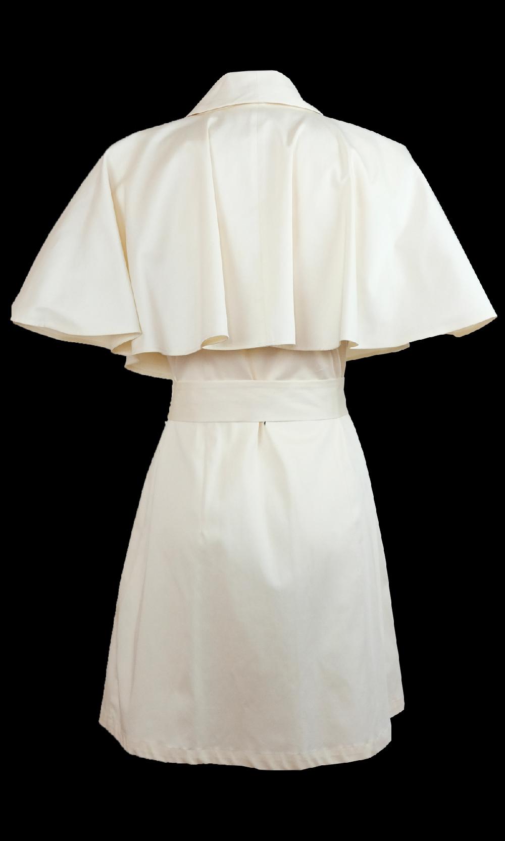 Sara Battaglia Cape Mini Dress