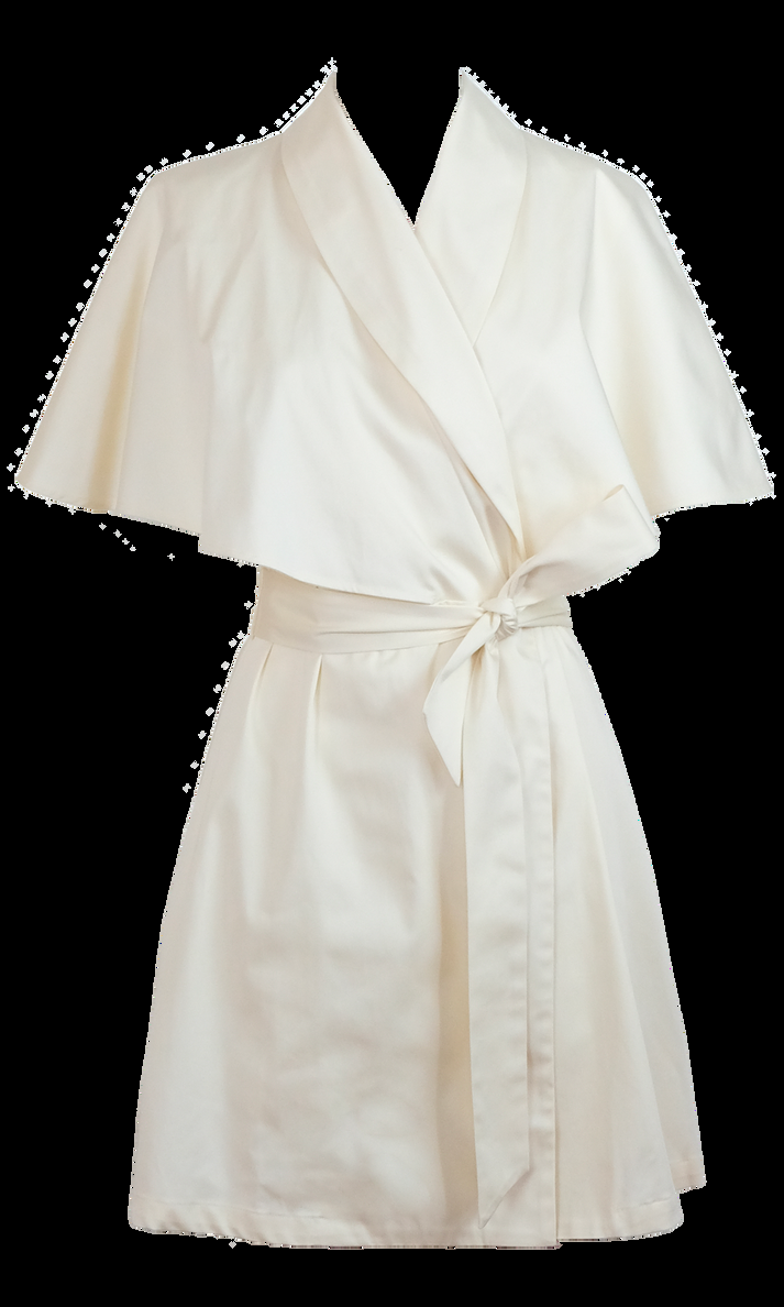 Sara Battaglia Cape Mini Dress