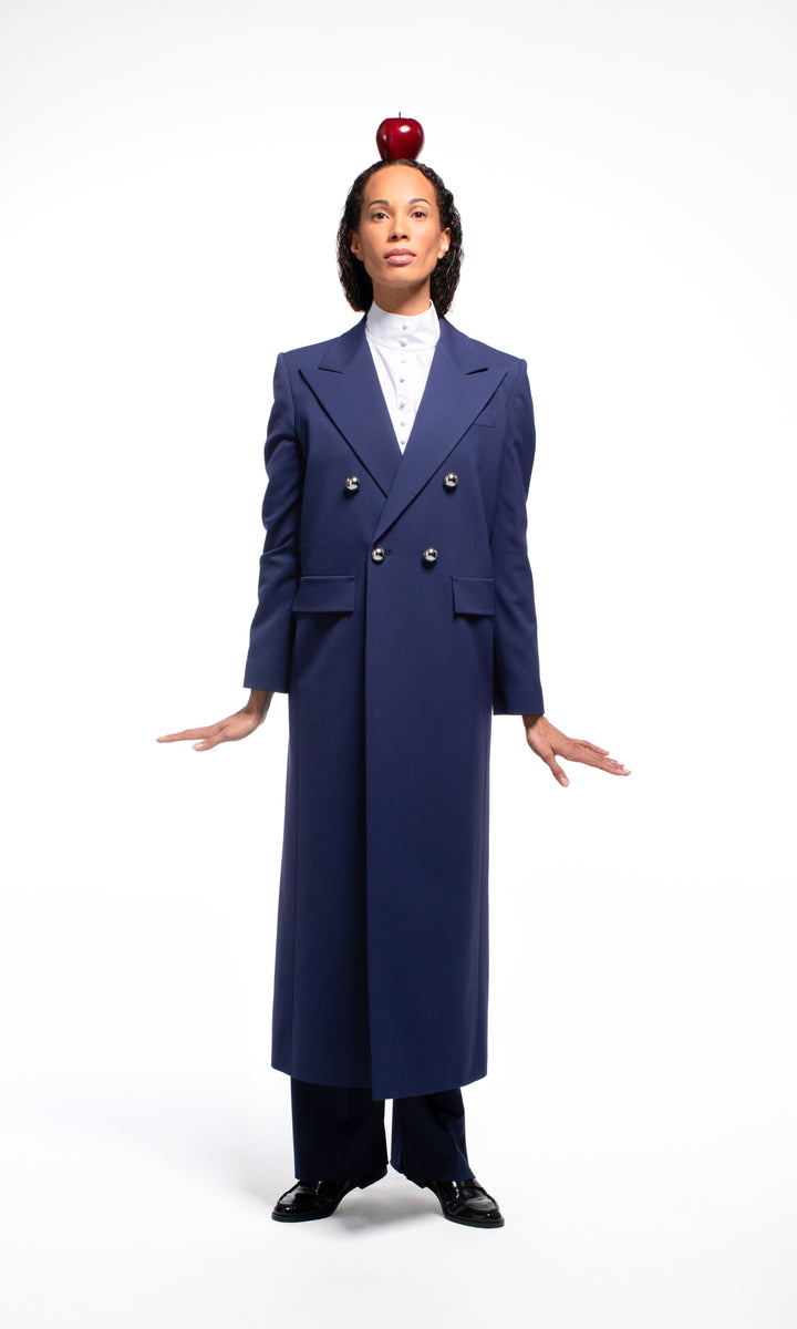 Sara Battaglia Double-breasted Coat