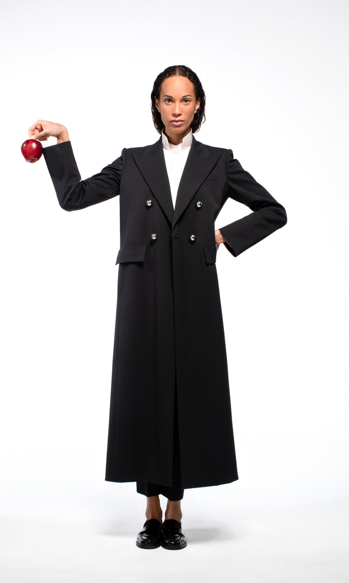 Sara Battaglia Double-breasted Coat