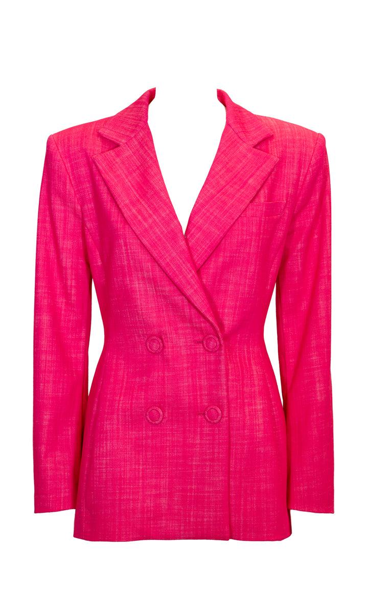 Sara Battaglia Double-Breasted Jacket