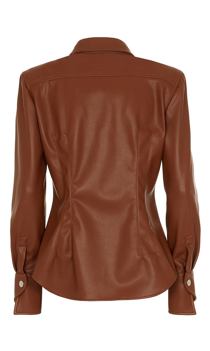 Sara Battaglia Eco-leather Shirt