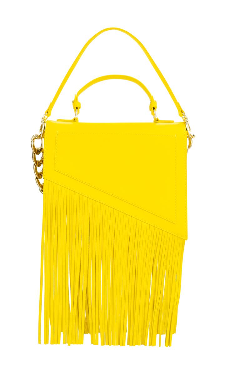 Sara Battaglia Euphoria Fringed Bag M