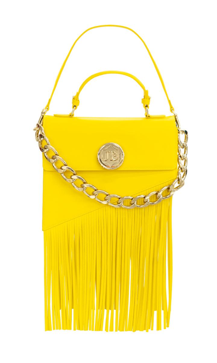 Sara Battaglia Euphoria Fringed Bag M
