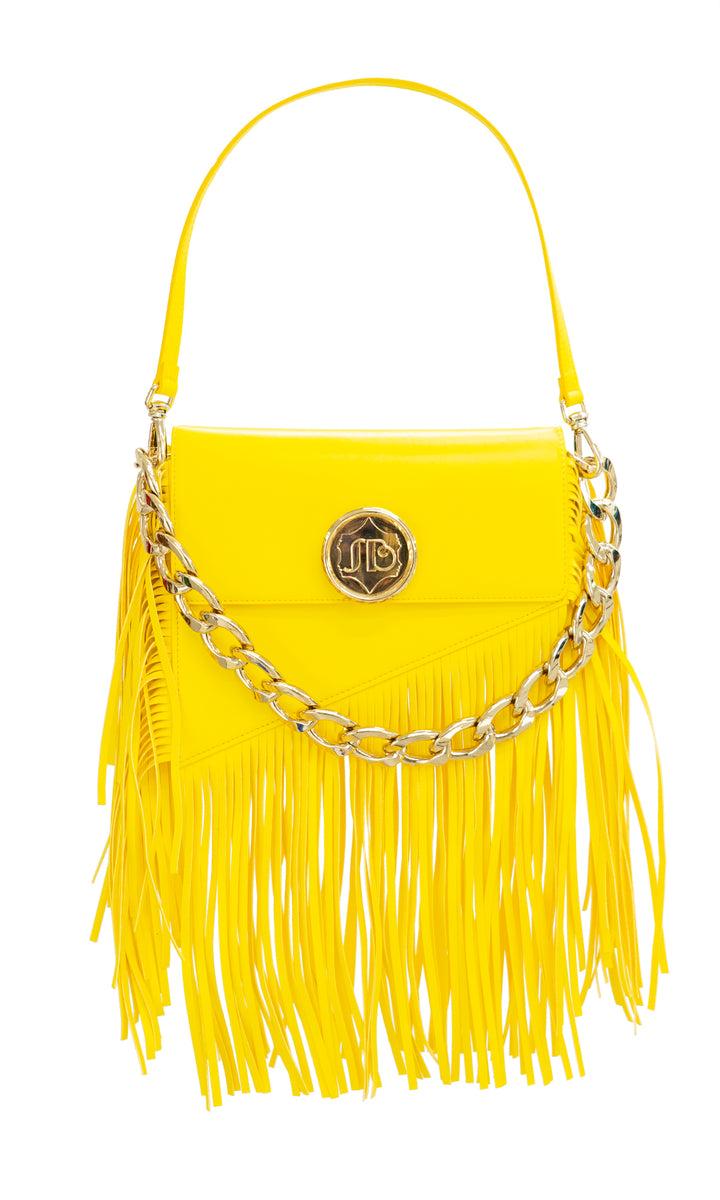 Sara Battaglia Euphoria Fringed Bag