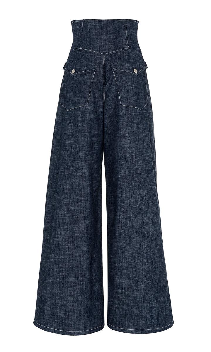 Sara Battaglia High Waist Denim