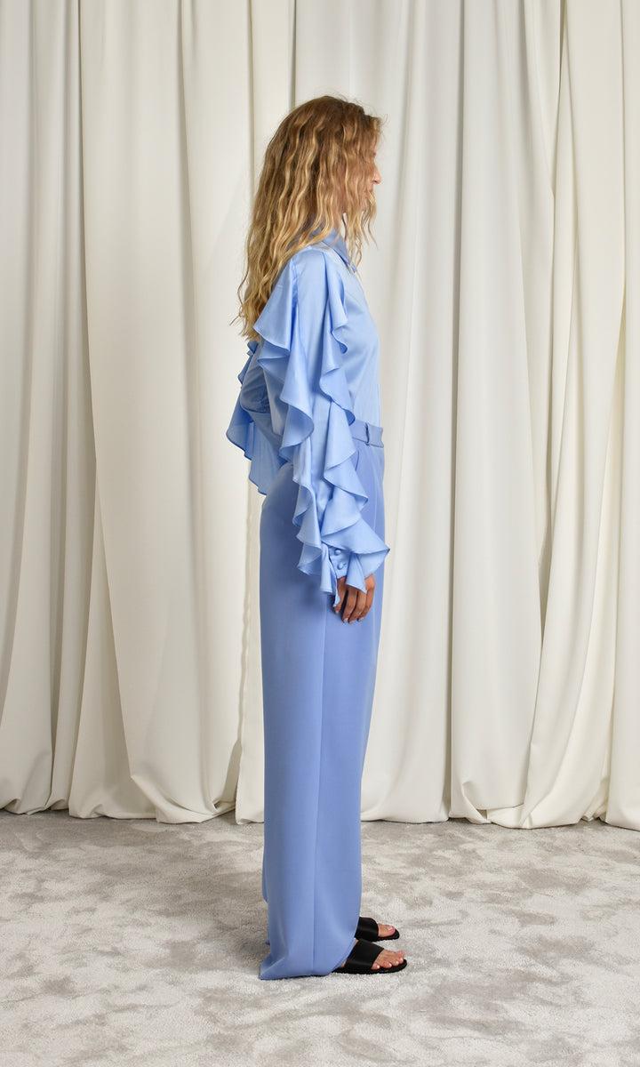 Sara Battaglia High Waist Pants