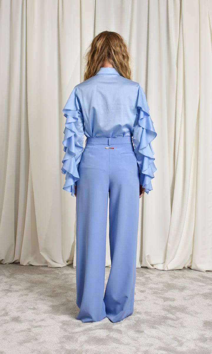 Sara Battaglia High Waist Pants