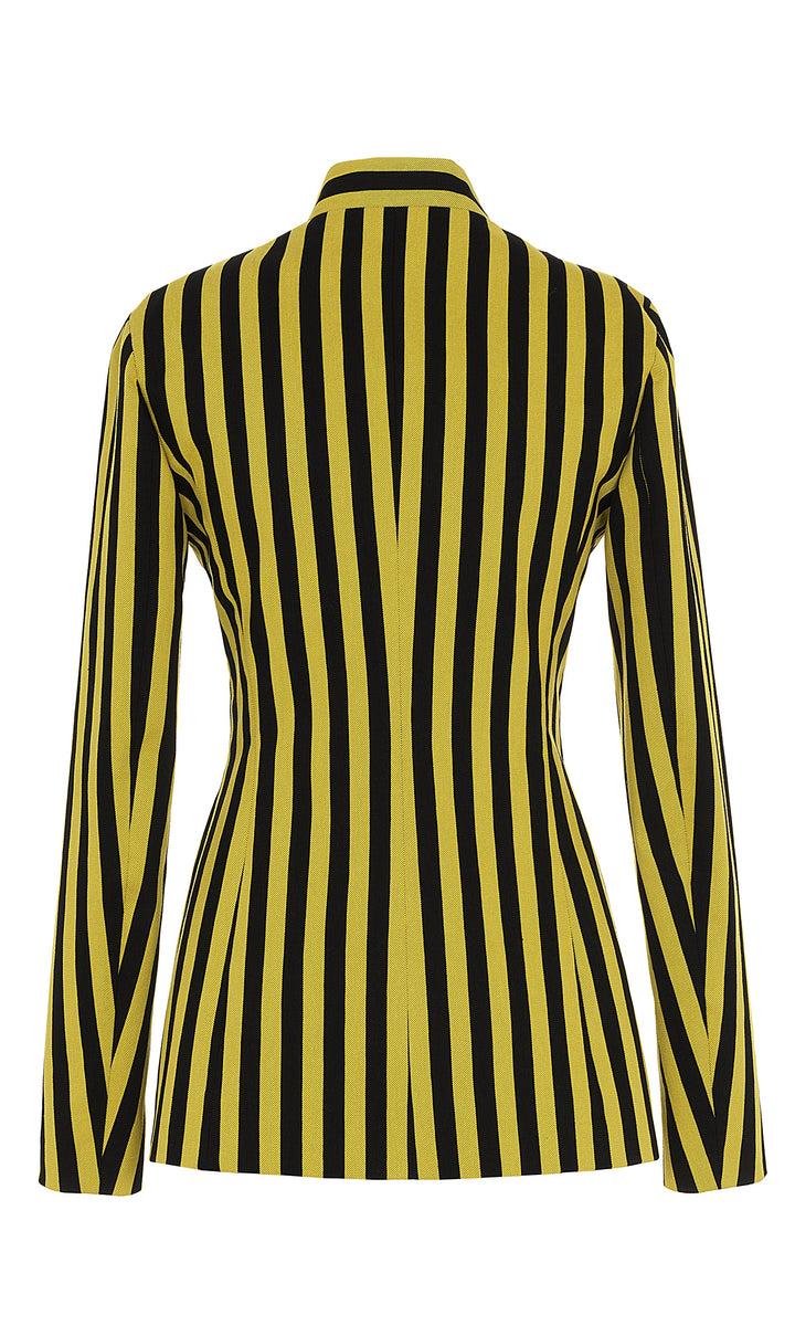 Sara Battaglia Jacquard Shaped Jacket