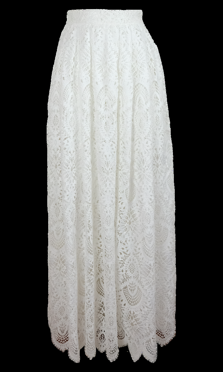 Sara Battaglia Lace Skirt
