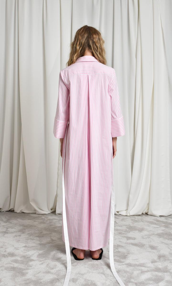 Sara Battaglia Long Chemisier Dress