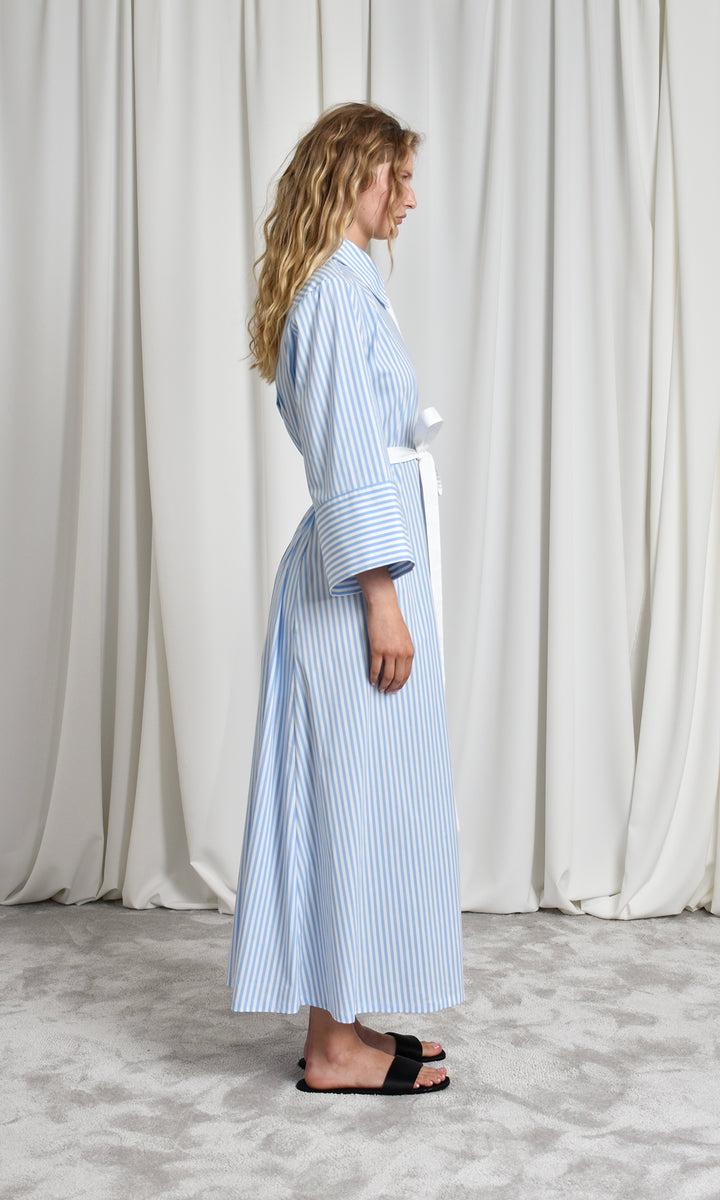 Sara Battaglia Long Chemisier Dress