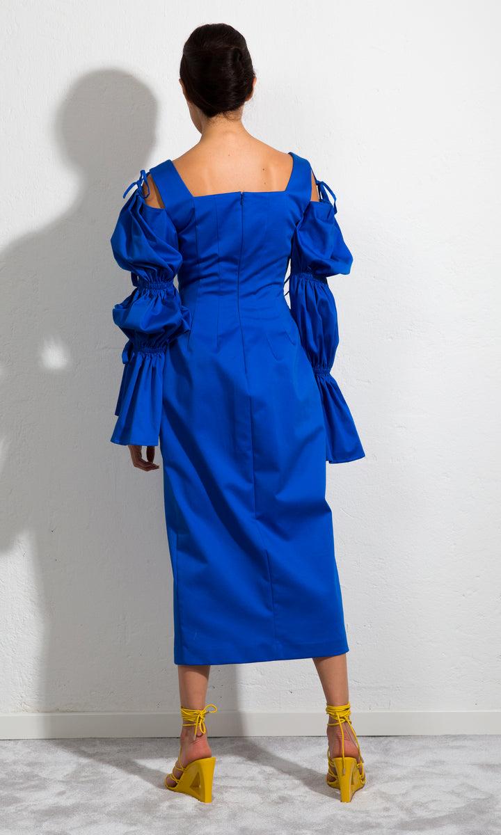 Sara Battaglia Longuette Dress