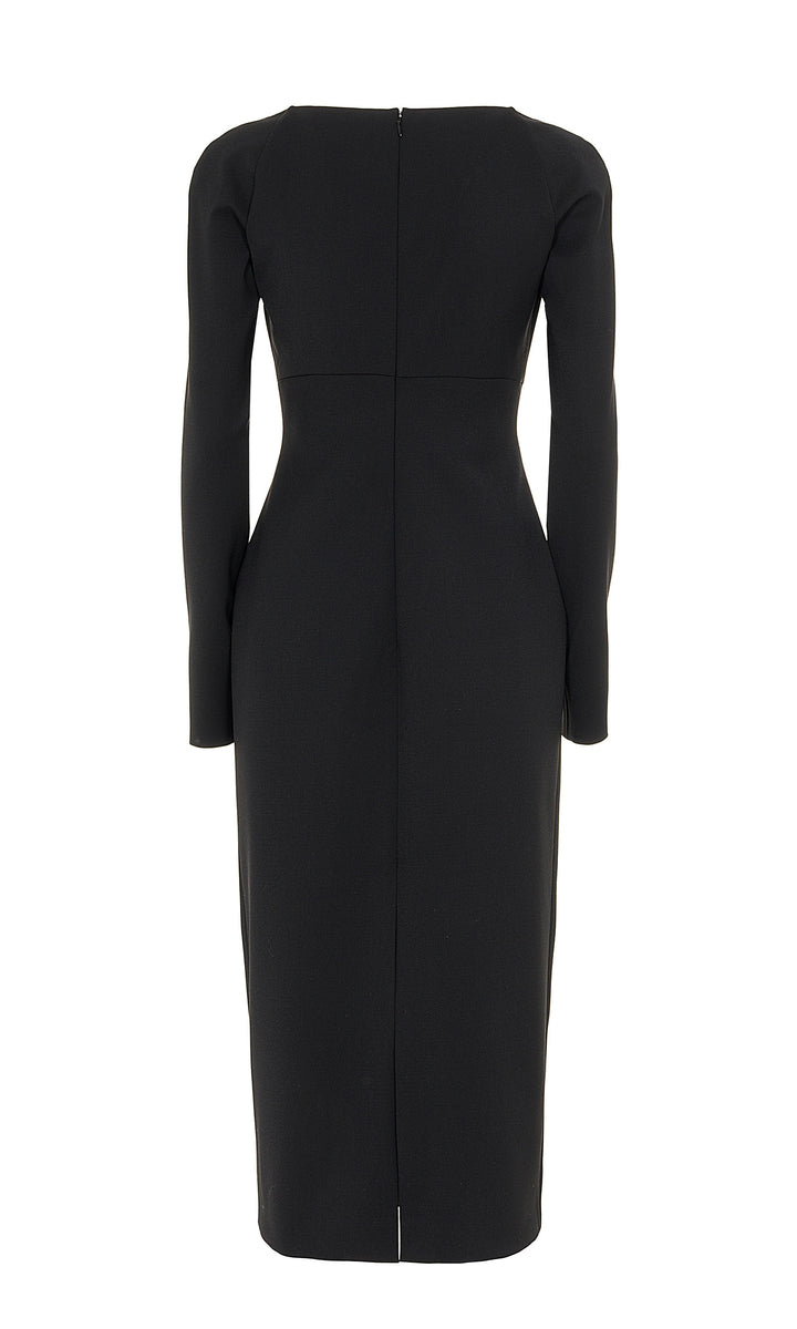 Sara Battaglia Longuette Dress