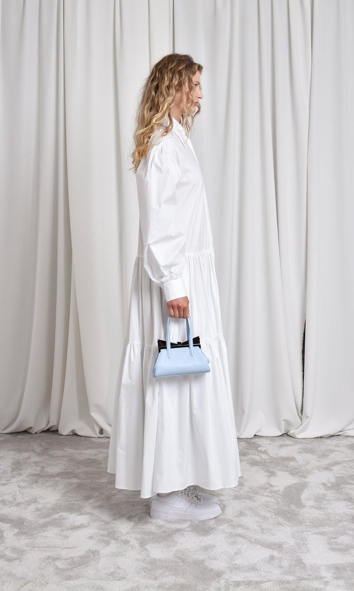 Sara Battaglia Maxi Chemisier Dress