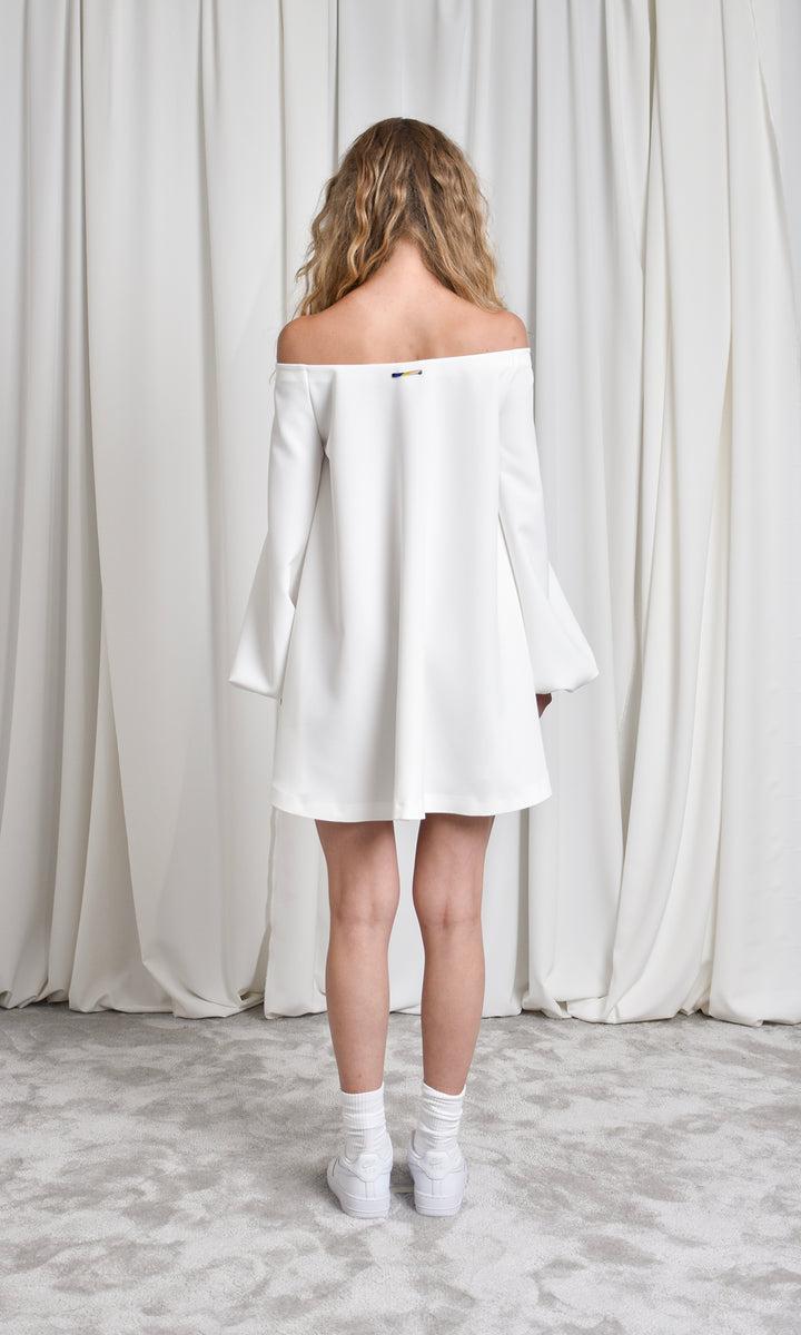 Sara Battaglia Neckline Mini Dress