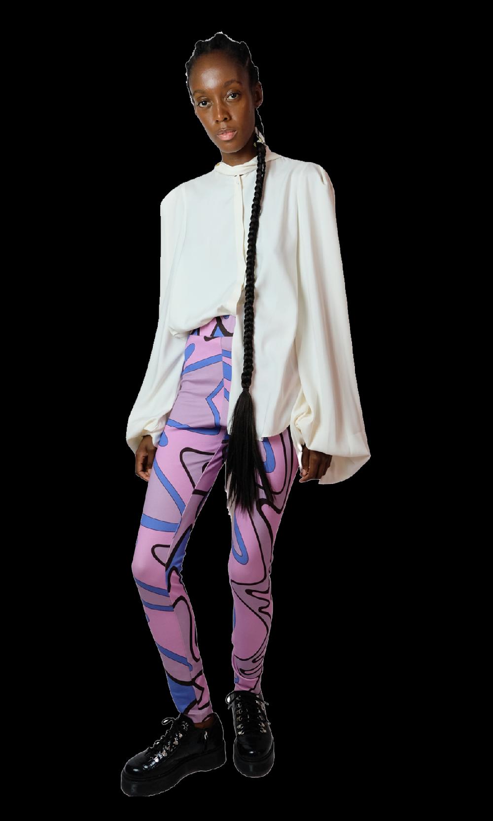 Sara Battaglia Pink Leggings