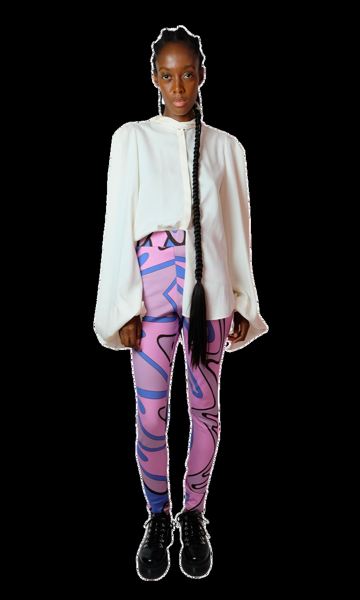 Sara Battaglia Pink Leggings