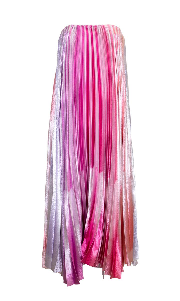 Sara Battaglia Plissé Dress