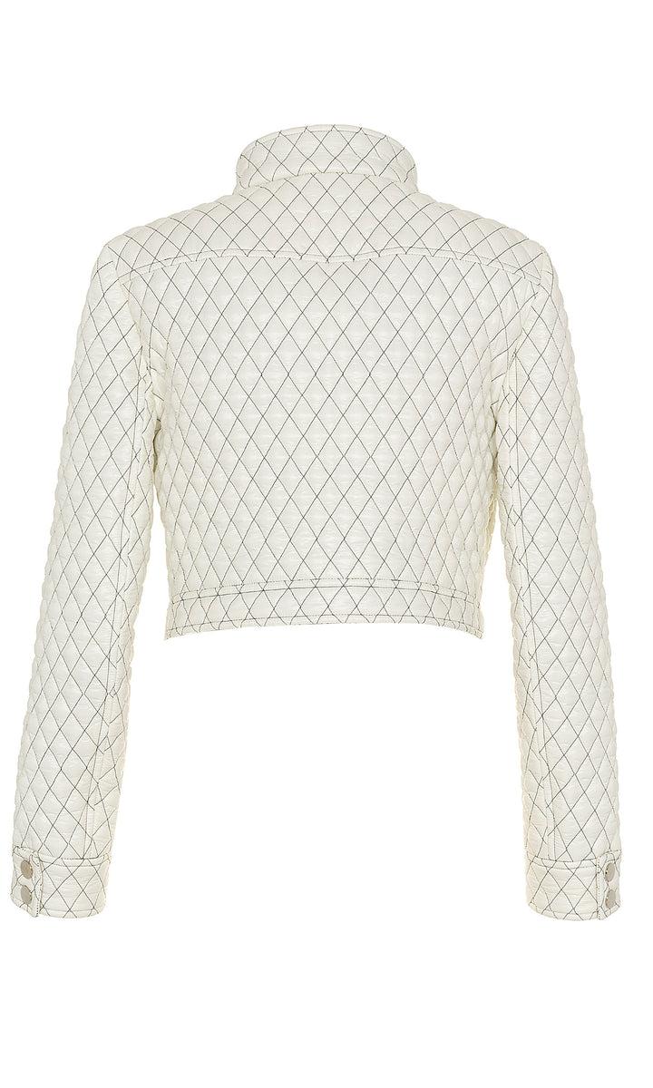 Sara Battaglia Quilted Bomber