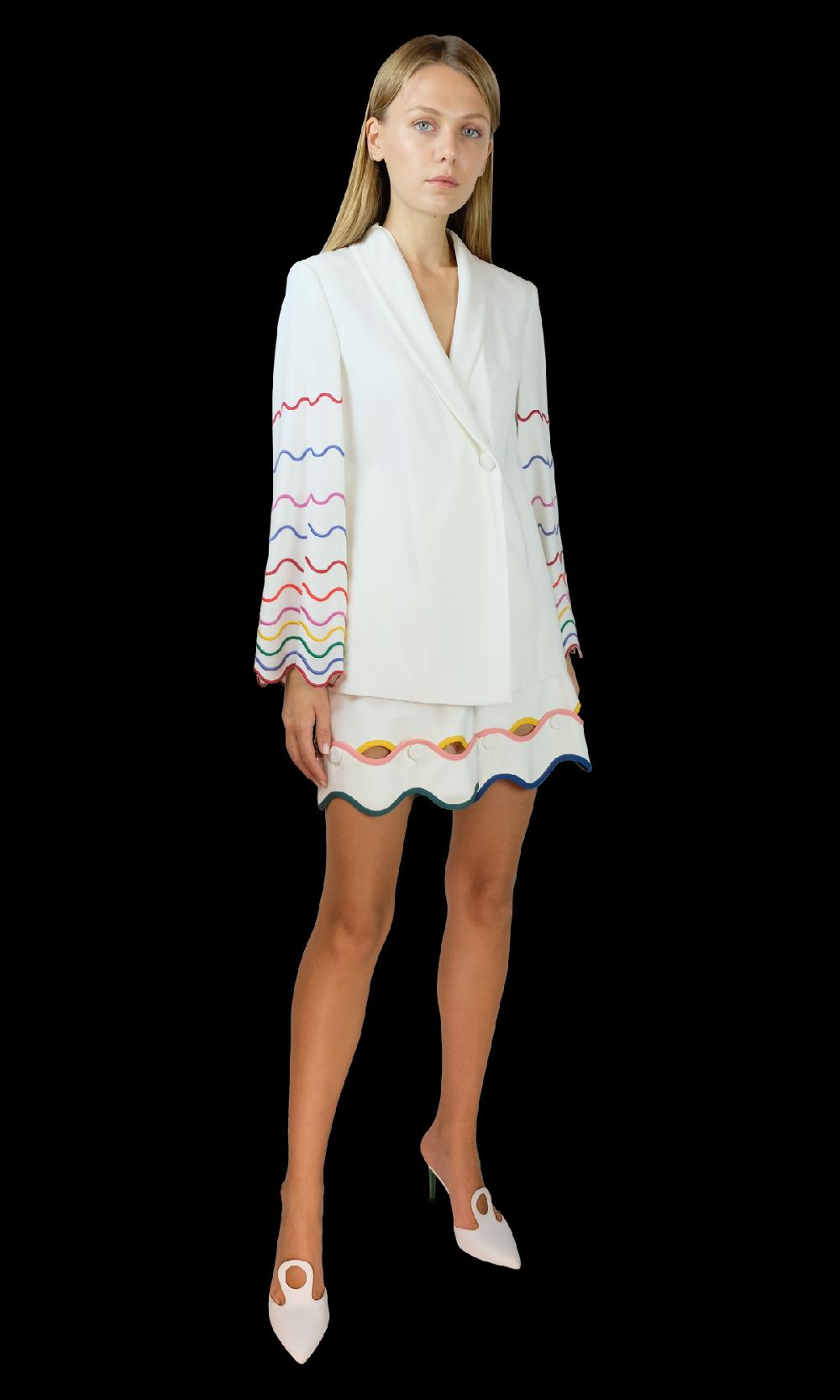 Sara Battaglia Rainbow Jacket