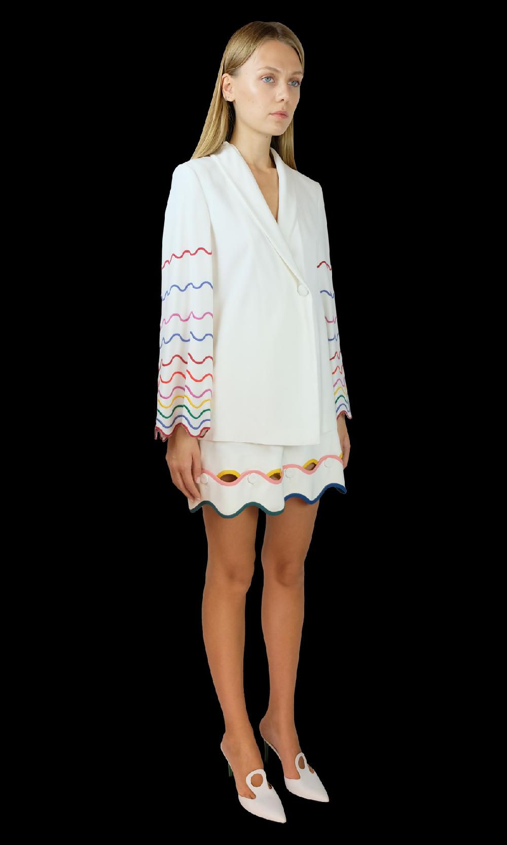 Sara Battaglia Rainbow Jacket