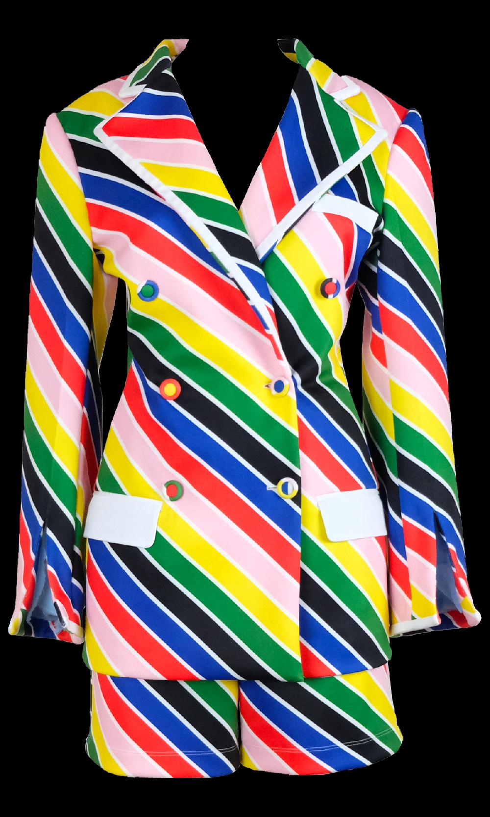 Sara Battaglia Rainbow Shorts