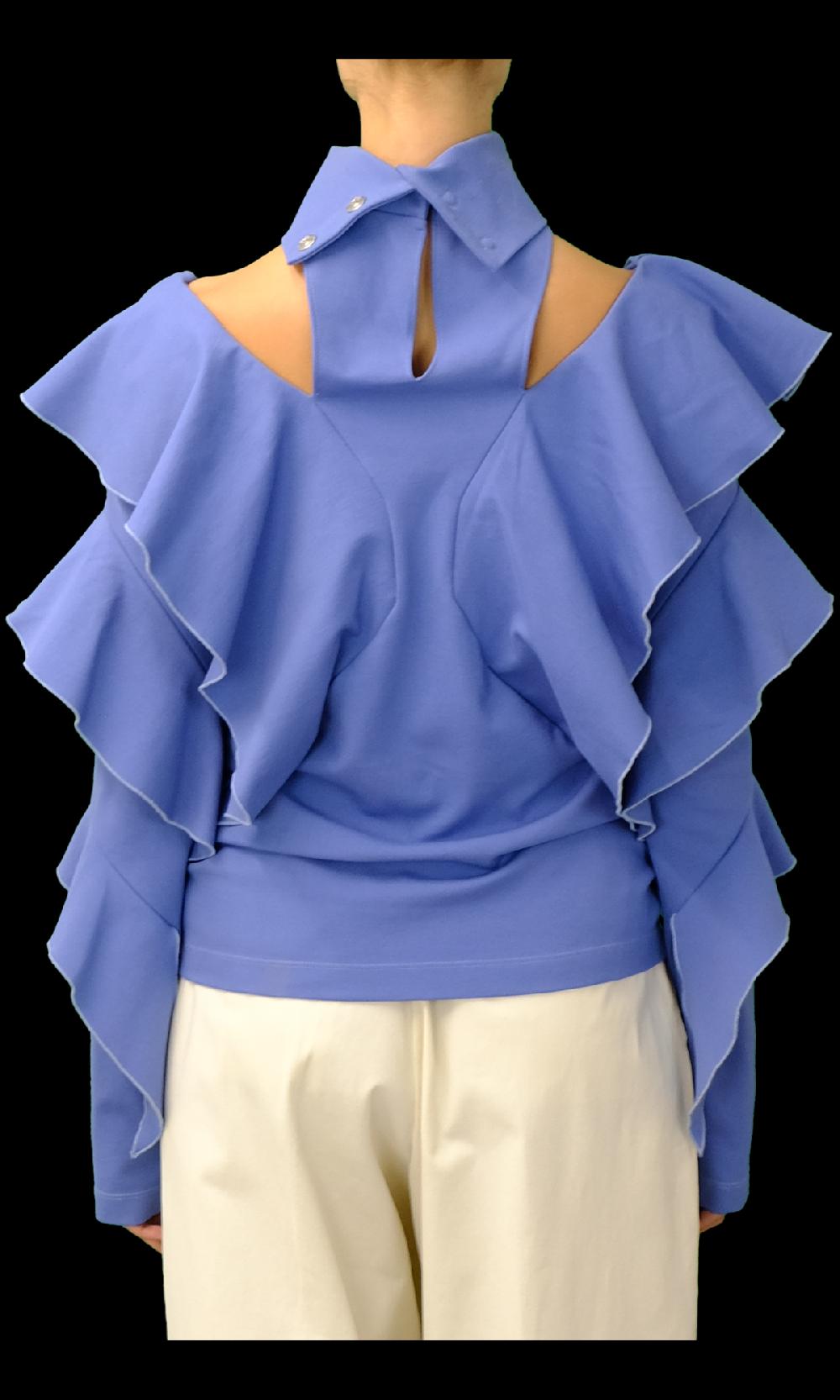 Sara Battaglia Ruffles Top