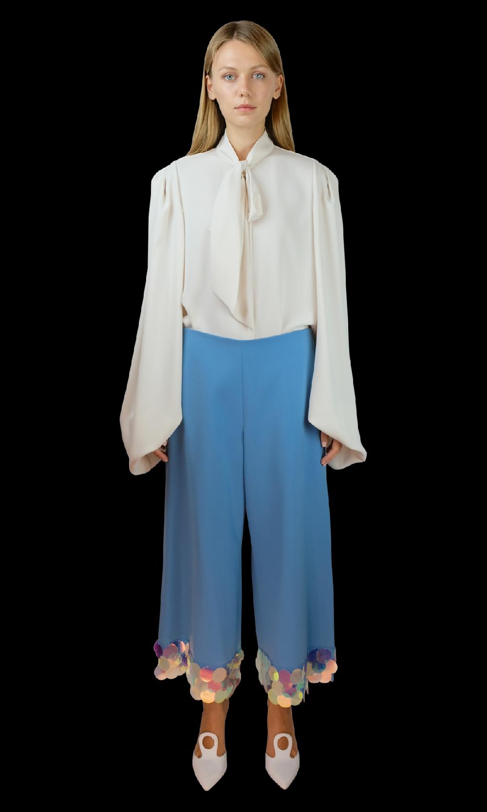 Sara Battaglia Sequins Pants