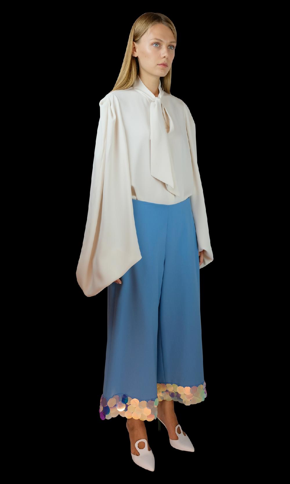 Sara Battaglia Sequins Pants