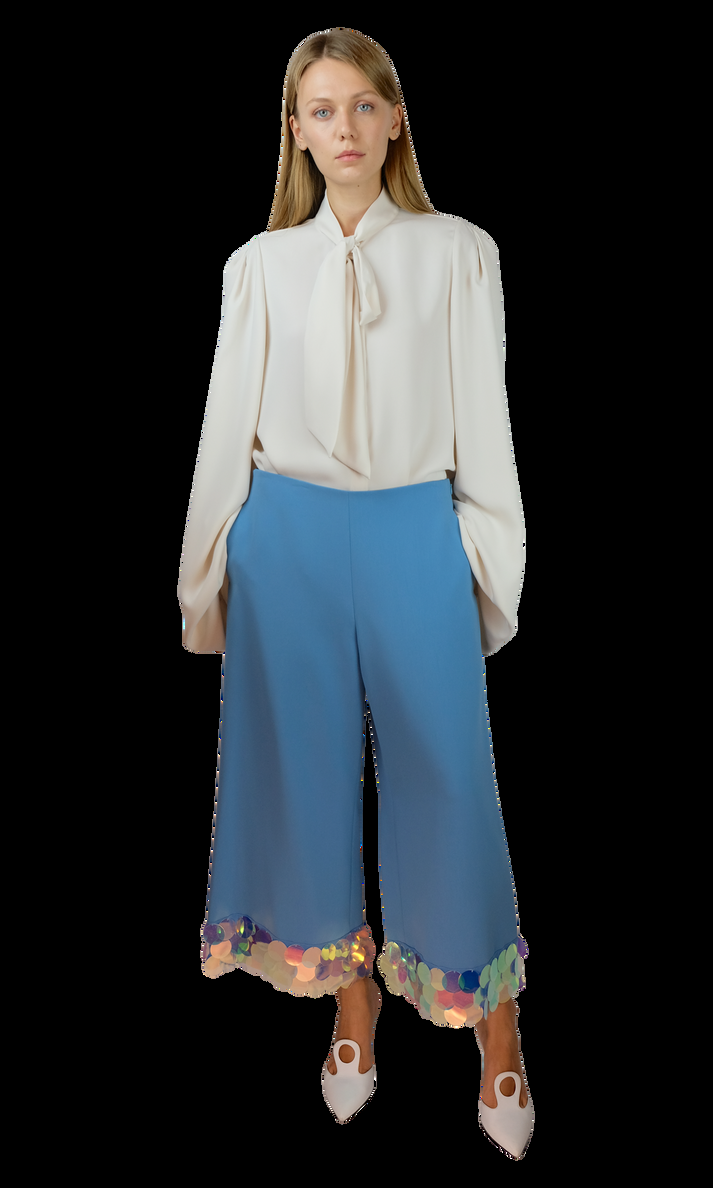 Sara Battaglia Sequins Pants