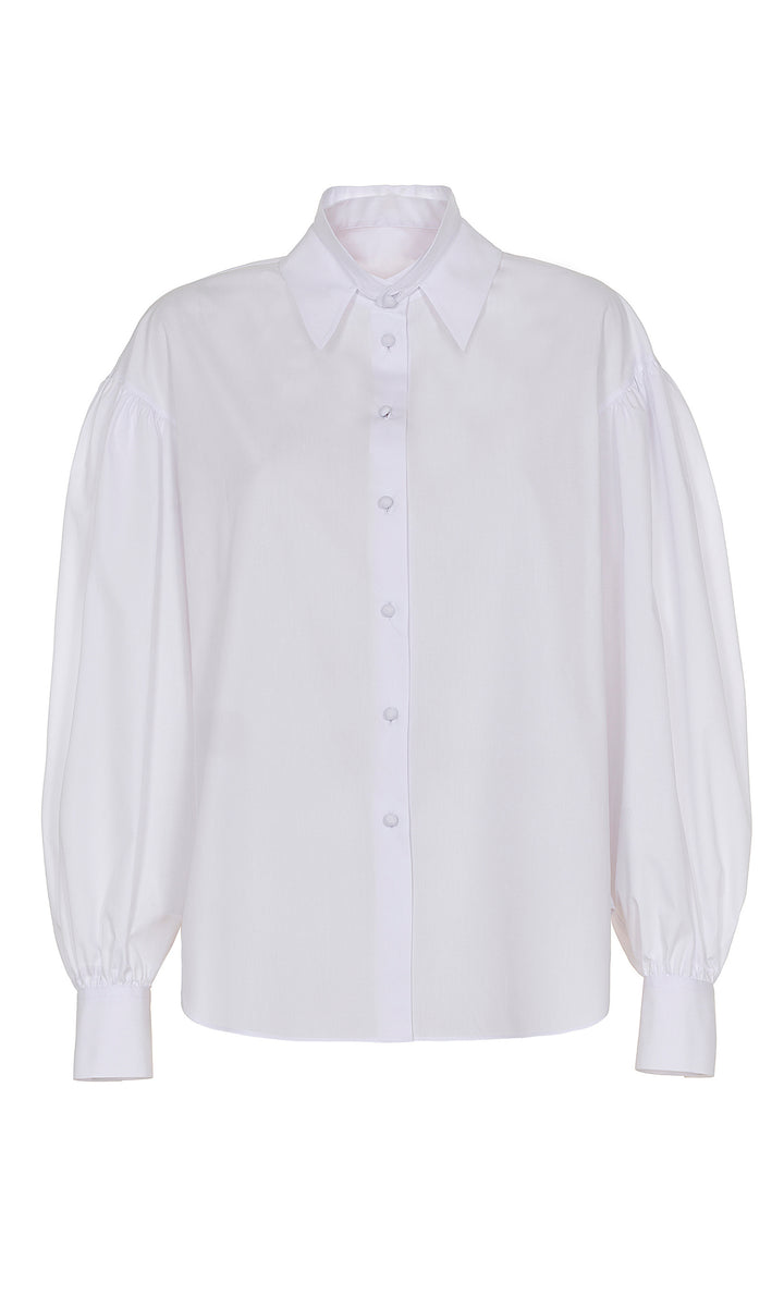 Sara Battaglia Shirt with puffy sleeves