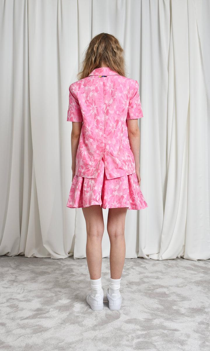 Sara Battaglia Short Sleeve Blazer