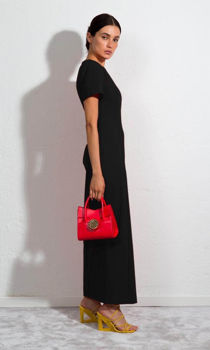 Sara Battaglia Slit Dress