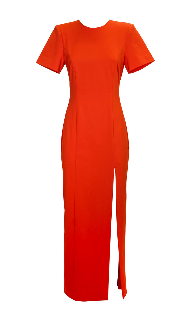 Sara Battaglia Slit Dress