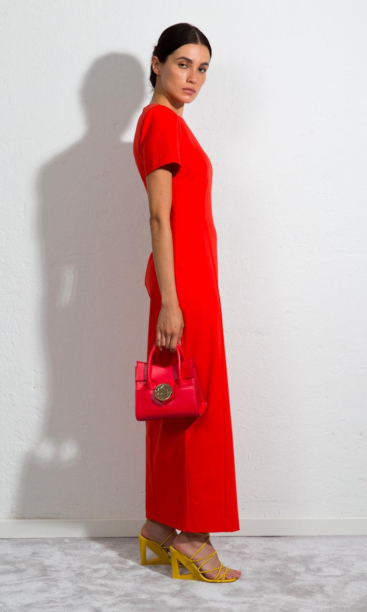 Sara Battaglia Slit Dress