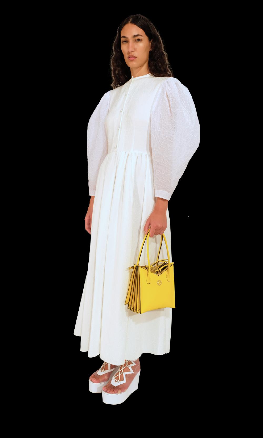 Sara Battaglia Tati Plissé Toy Tote