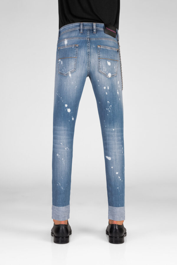 Sartoria Tramarossa JEANS 1980 SLIM IN DENIM STRETCH BLU MEDIO