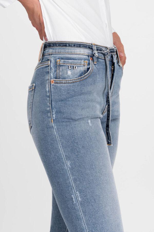 Sartoria Tramarossa JEANS AMERICA SLIM IN DENIM BLU MEDIO