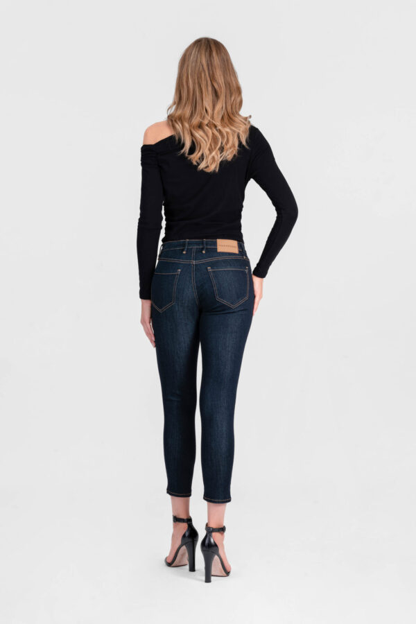 Sartoria Tramarossa JEANS BIANCA CAPRI SKINNY IN DENIM STRETCH BLU SCURO