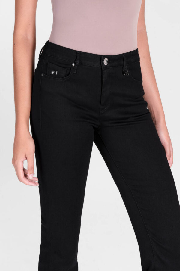 Sartoria Tramarossa JEANS BIANCA FLARE CUT FLARE IN DENIM STRETCH NERO